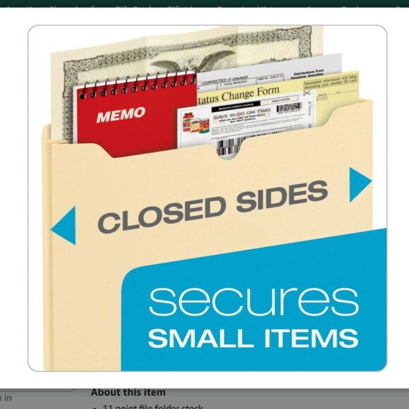 NEW - PENDAFLEX - 2- INCH Expansion File Jackets - Letter Size (45 PACK) YELLOW - Picture 8 of 8